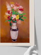 Odilon Redon Vase of Flowers - Art Print
