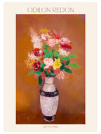 Odilon Redon Vase of Flowers - Art Print