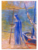 Odilon Redon The Fisherwoman - Art Print