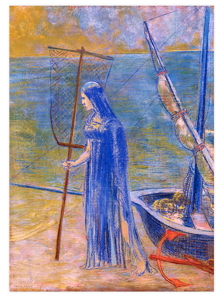 Odilon Redon The Fisherwoman - Art Print