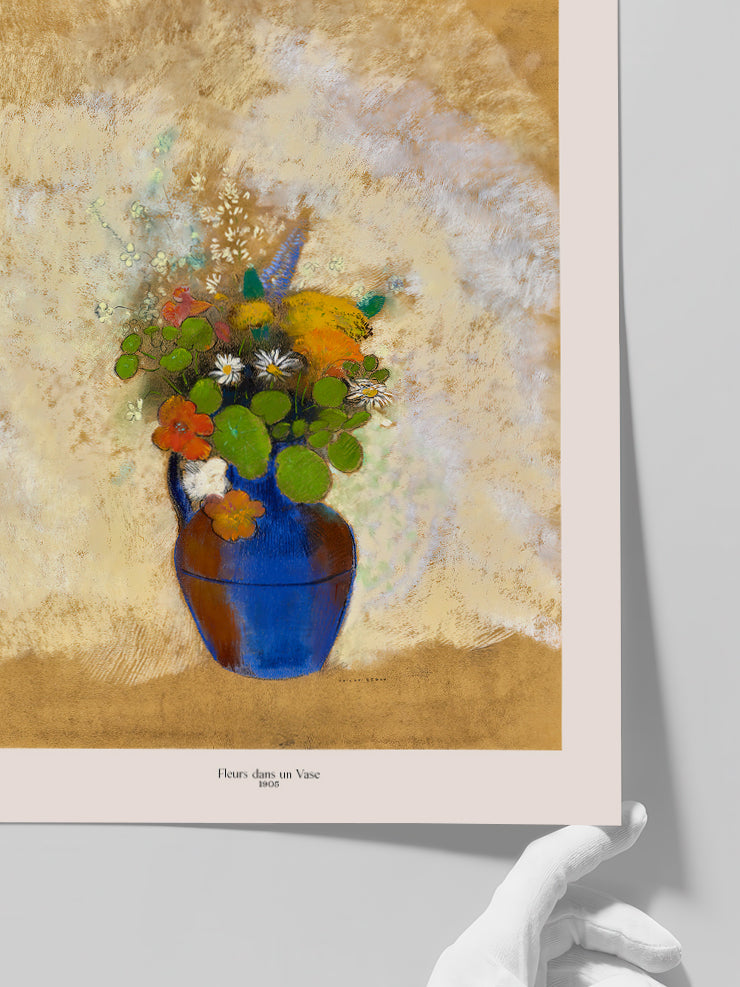 Odilon Redon Fleurs dans un Vase - Art Print  Poster