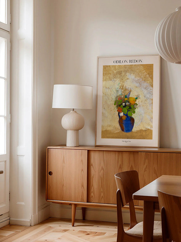 Odilon Redon Fleurs dans un Vase - Art Print Ürün ikincil görseli