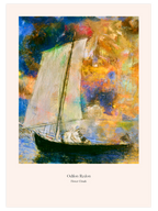 Odilon Redon Flower Clouds - Art Print