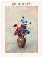 Odilon Redon Flowers In A Vase - Art Print