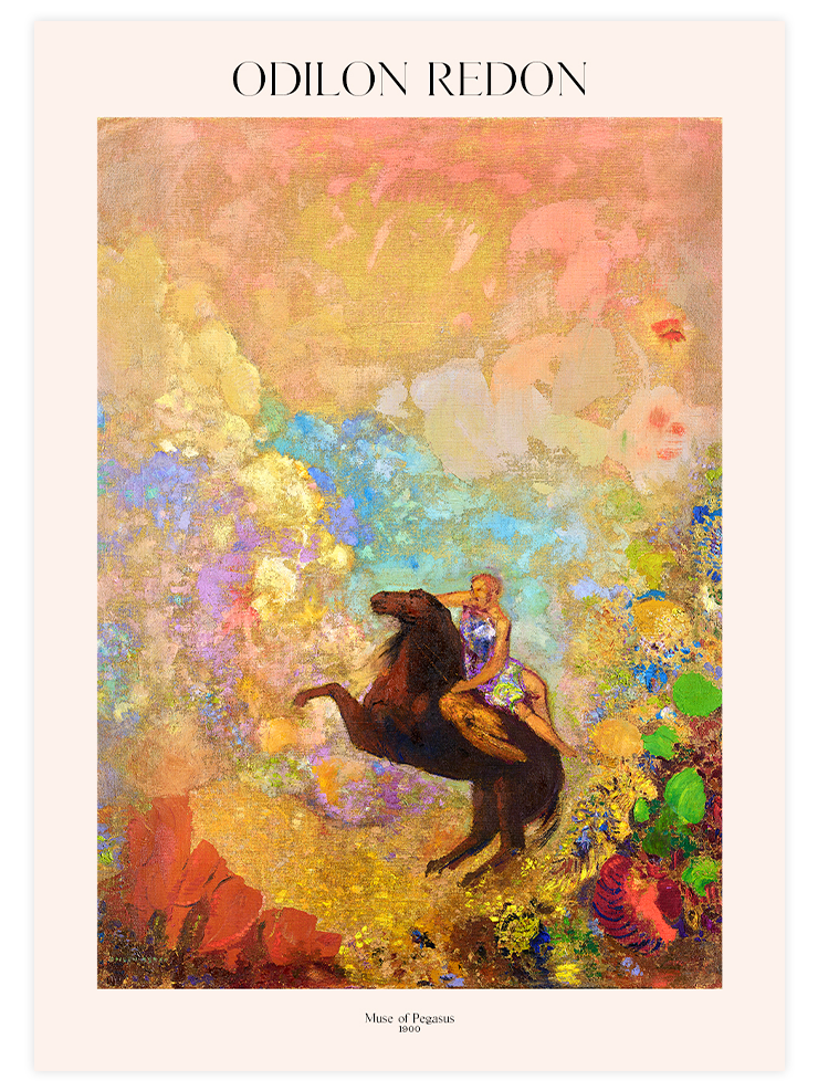 Odilon Muse of Pegasus - Art Print