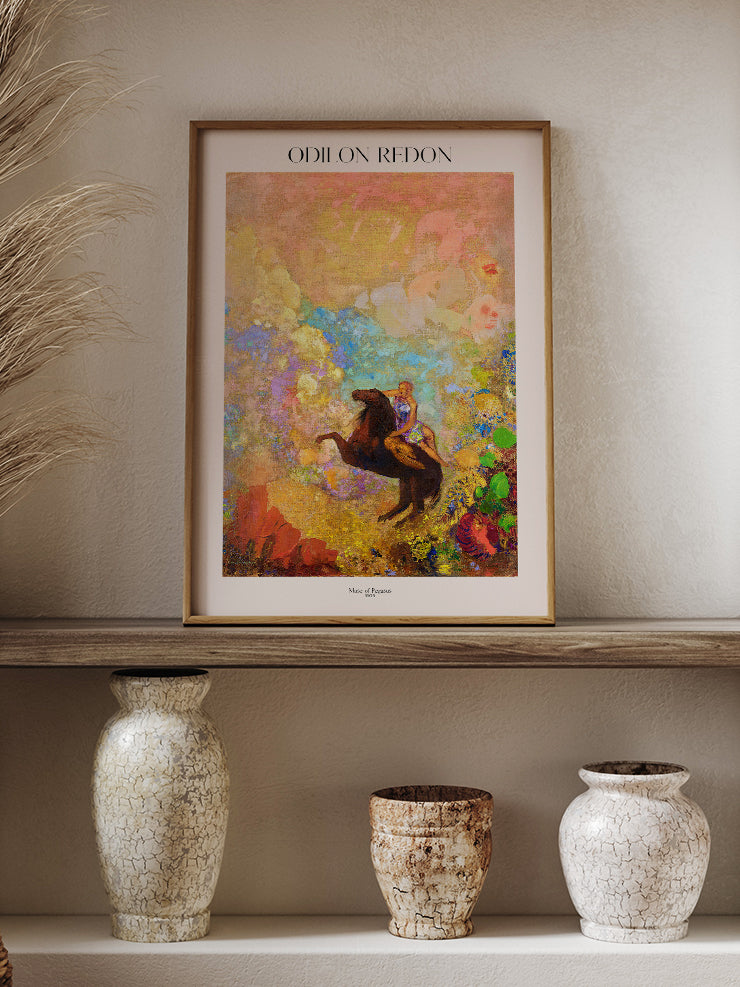 Odilon Muse of Pegasus - Art Print  Poster