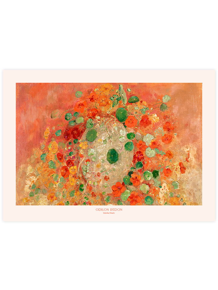 Odilon Redon Nasturtium - Art Print