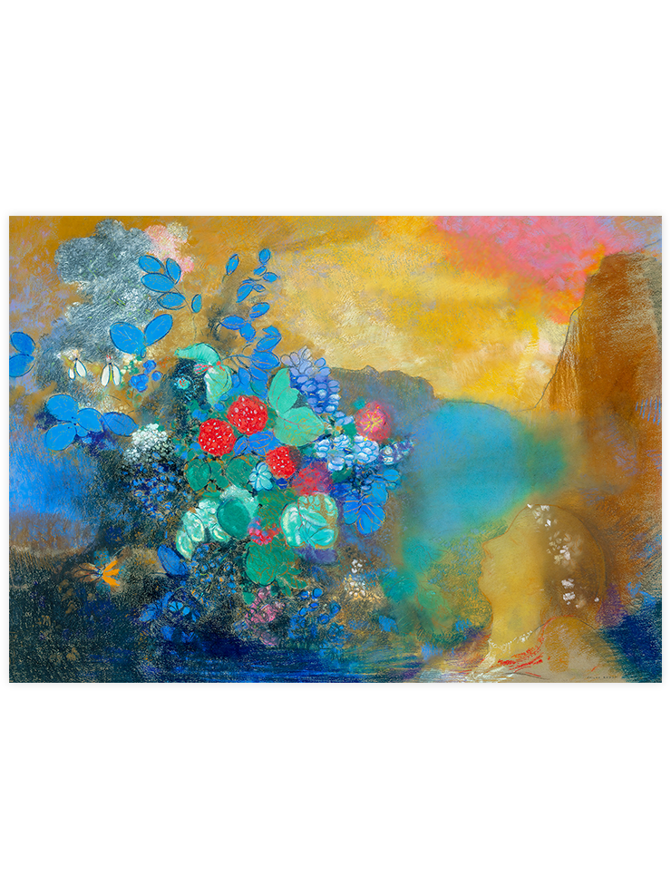 Odilon Redon Ophelia among the Flowers - Art Print Ürün ana görseli