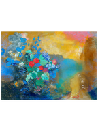 Odilon Redon Ophelia among the Flowers - Art Print