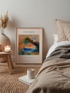 Odilon Redon Ophelia with a Blue Wimple in the Water - Art Print