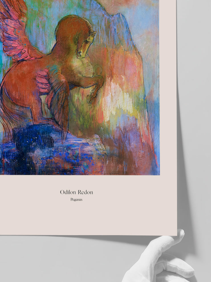Odilon Redon Pegasus - Art Print  Poster