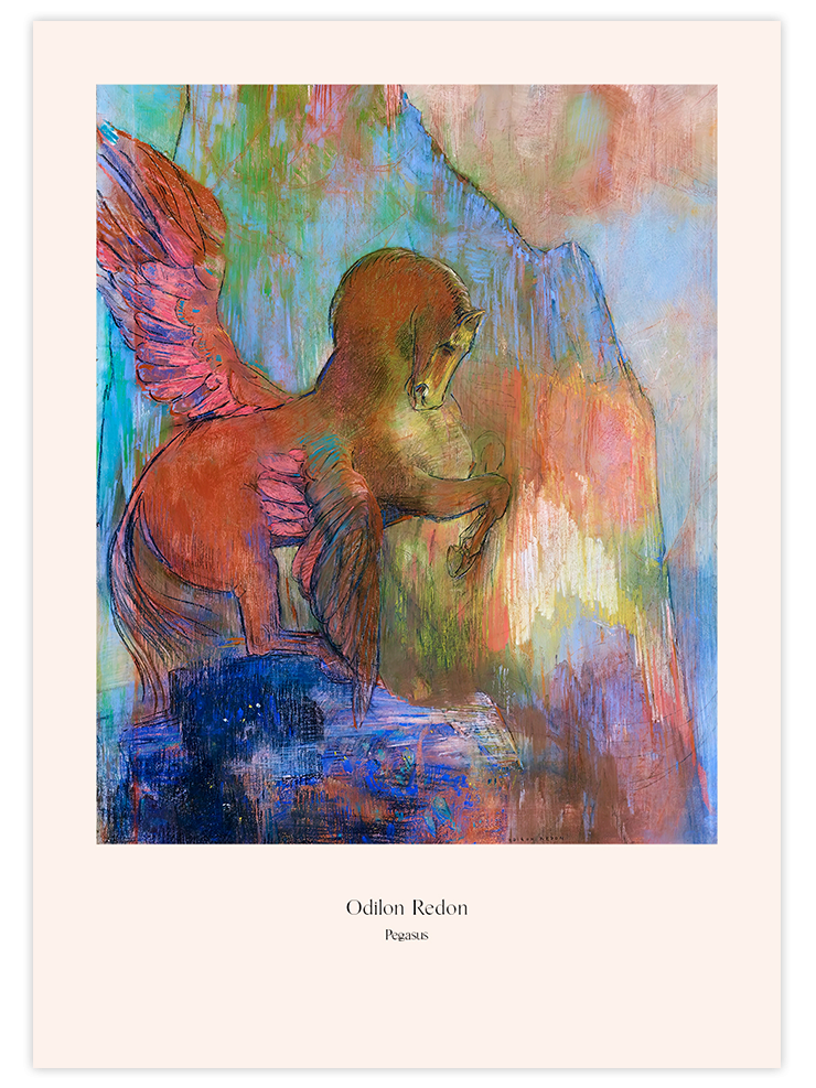 Odilon Redon Pegasus - Art Print