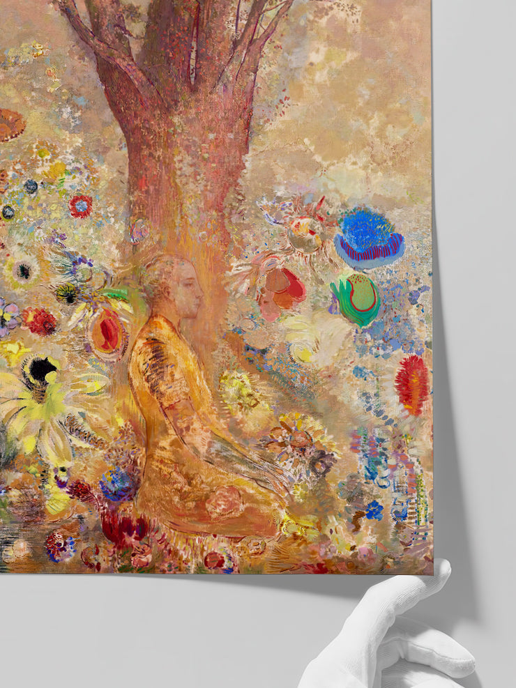 Odilon Redon Buda - Art Print