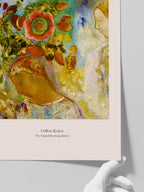 Odilon Redon Flower Two Young Girls among Flowers - Art Print