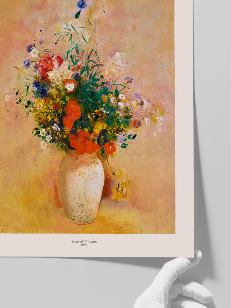 Odilon Redon Vase Of Flowers - Art Print  Poster
