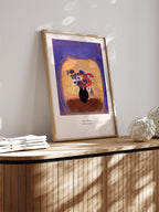 Odilon Redon Vase Noir aux Anémones - Art Print