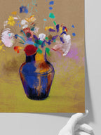 Odilon Redon Çiçek Vazosu - Art Print