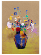 Odilon Redon Çiçek Vazosu - Art Print