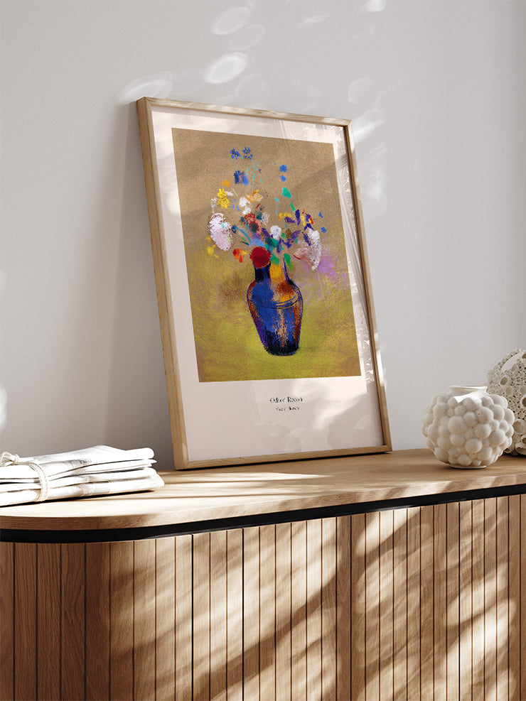 Odilon Redon Vase of Flowers - Art Print
