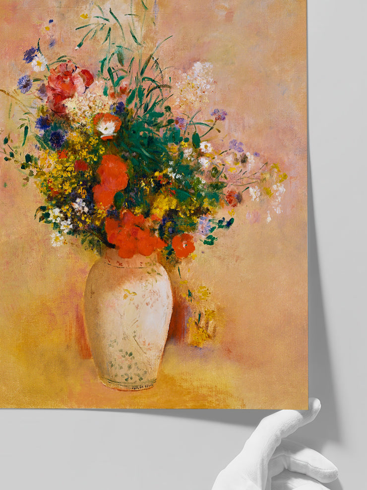 Odilon Redon Vase Of Flowers - Art Print  Poster