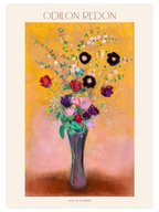 Odilon Redon Vase of Flowers - Art Print