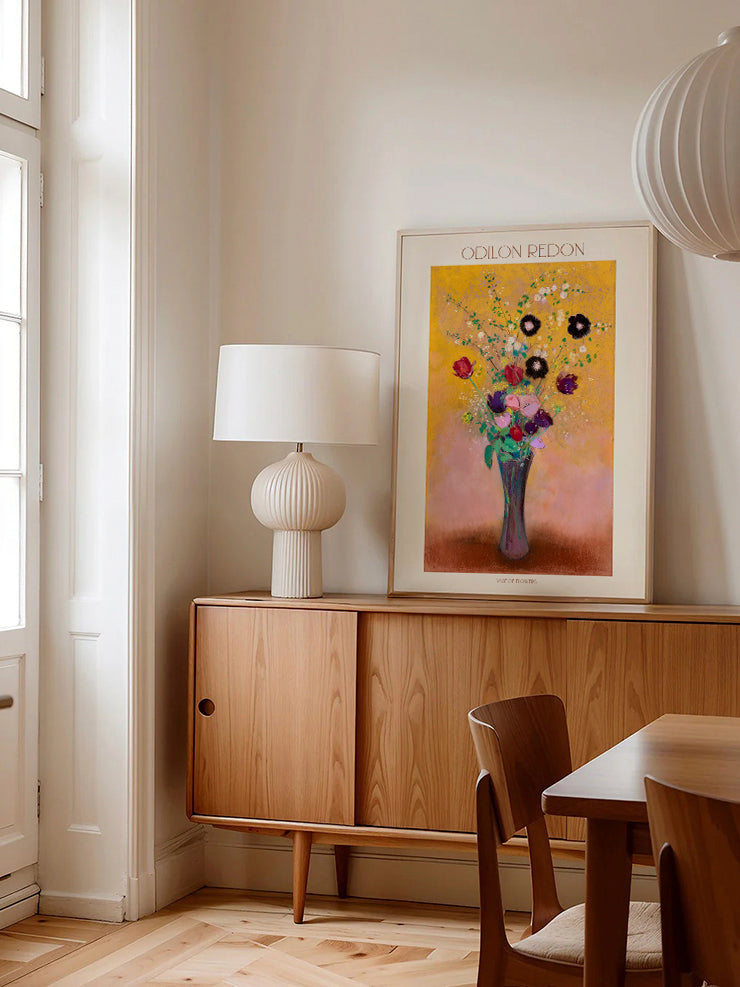 Odilon Redon Vase of Flowers - Art Print