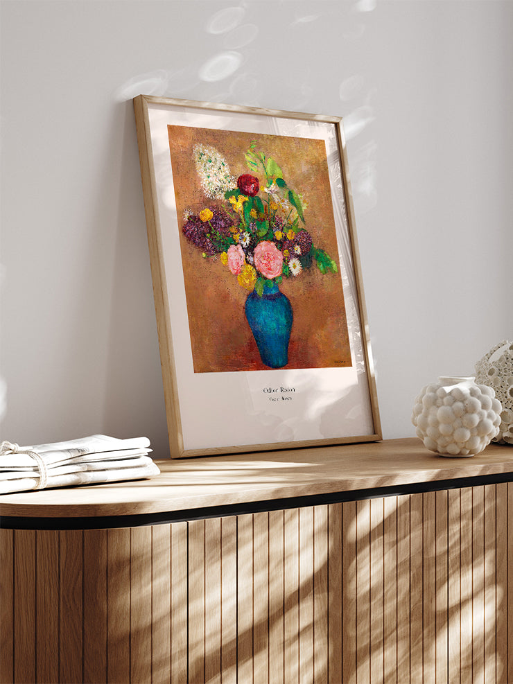 Odilon Redon Vazodaki Çiçekler - Art Print  Poster
