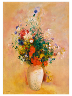 Odilon Redon Vase Of Flowers - Art Print