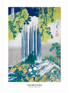 Hokusai Yoro Waterfall - Art Print
