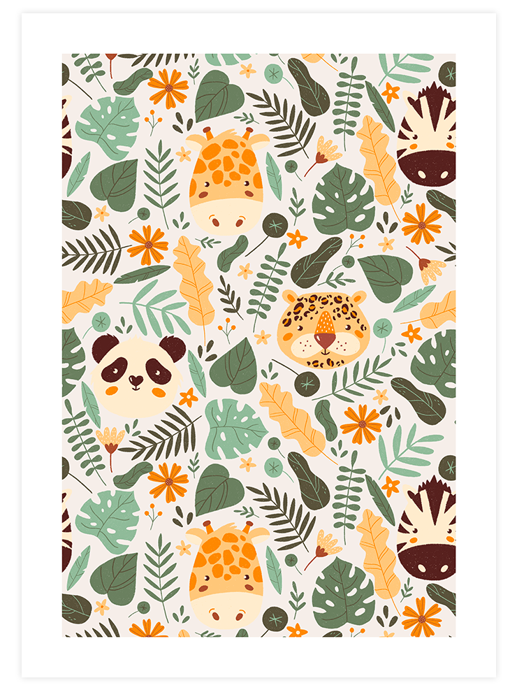 Ormandaki Sevimli Hayvanlar - Poster Seti Trio