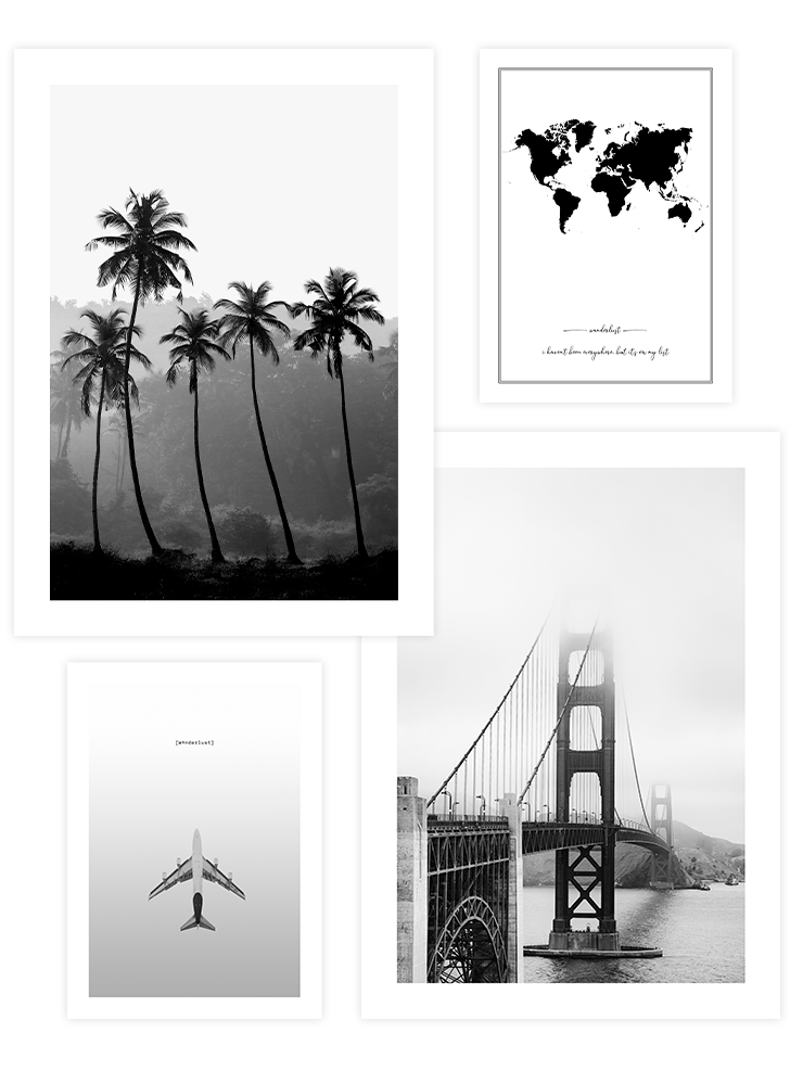 Wanderlust Poster Seti Ürün ana görseli