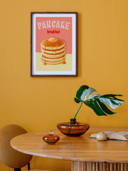 Pancakes & Honey Poster - Giclée Baskı