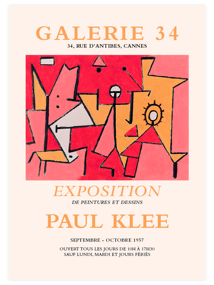 Paul Klee Head - Poster Seti Duo  Poster