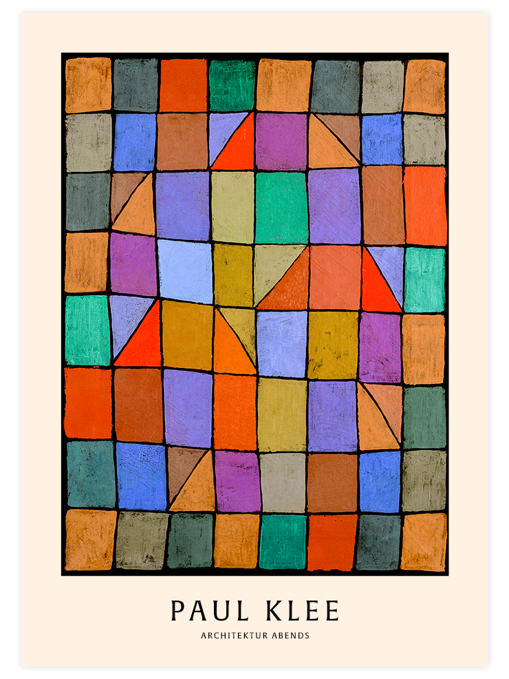 Paul Klee Architecture - Poster Seti Duo