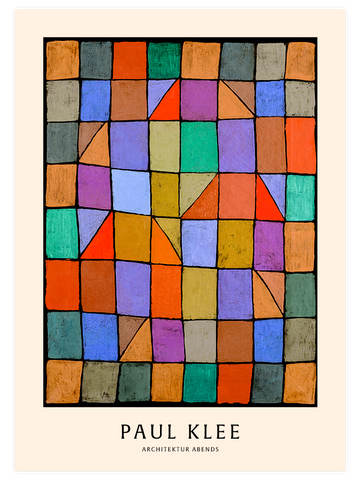 Paul Klee Architecture - Poster Seti Duo