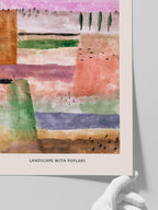 Paul Klee Landscape with Poplars - Art Print