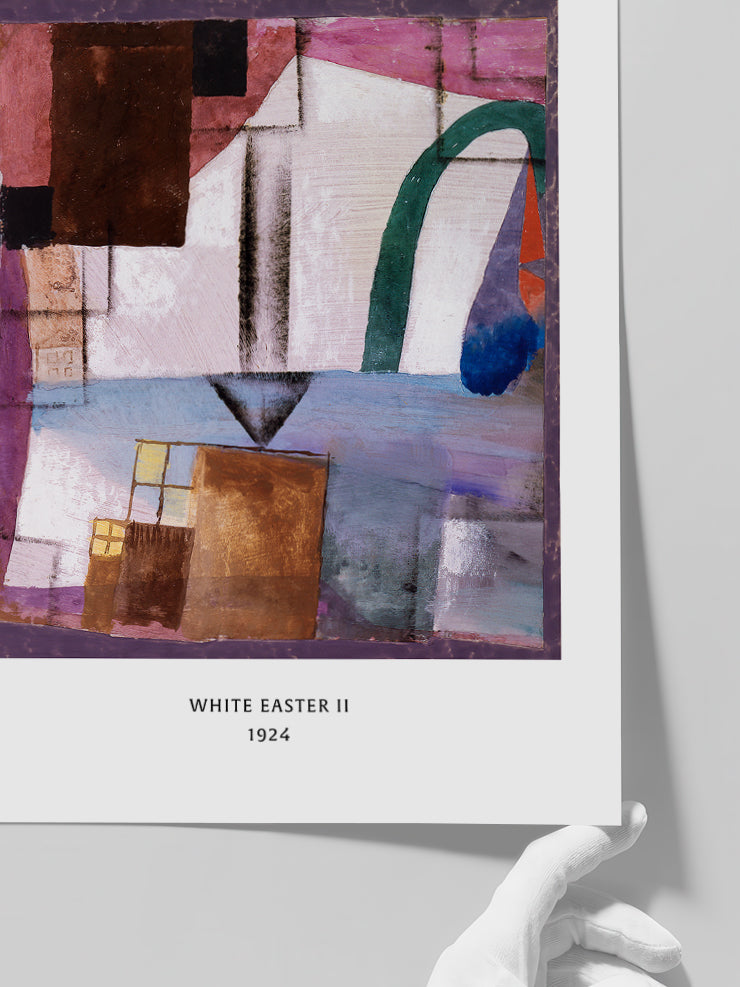 Paul Klee White Easter - Art Print  Poster