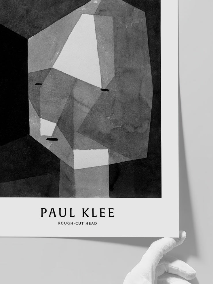 Paul Klee Rough-Cut Head - Art Print  Poster