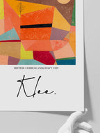 Klee Joyful Mountain Landscape - Art Print