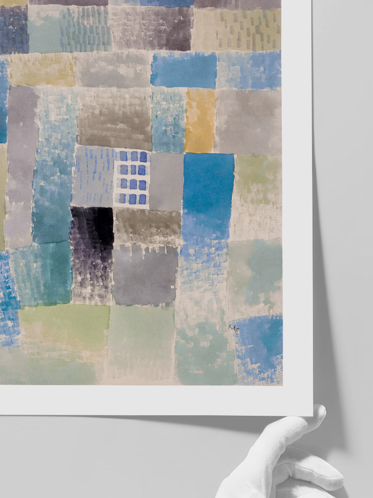 Klee First House of a Settlement - Art Print