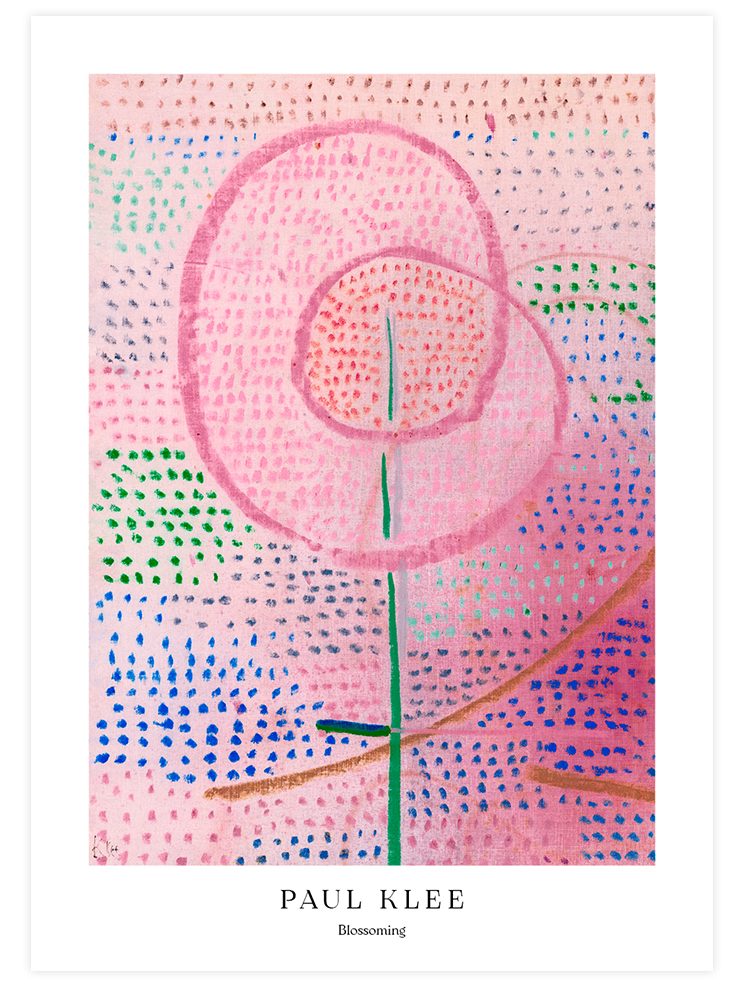 Paul Klee Blossoming - Art Print