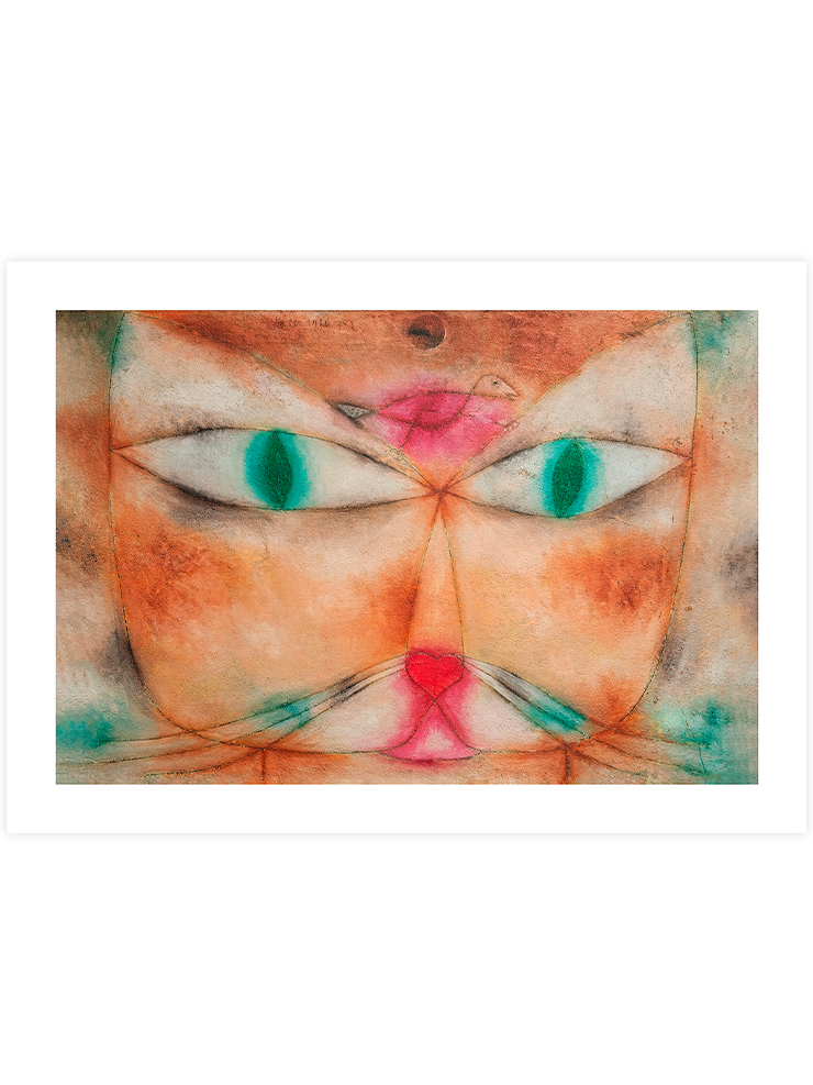 Paul Klee Cat and Bird - Art Print