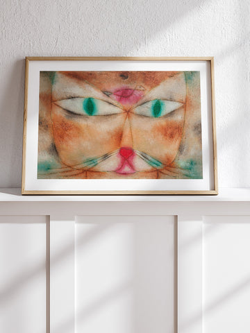 Paul Klee Cat and Bird - Art Print