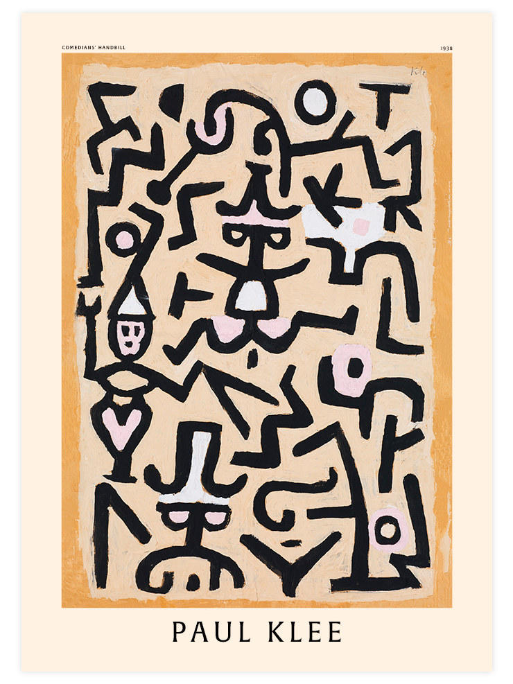 Paul Klee Comedians - Poster Seti Duo