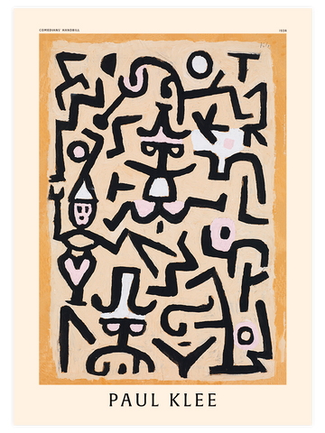 Paul Klee Comedians - Poster Seti Duo