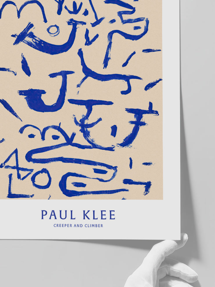 Paul Klee Creeper and Climber - Art Print  Poster