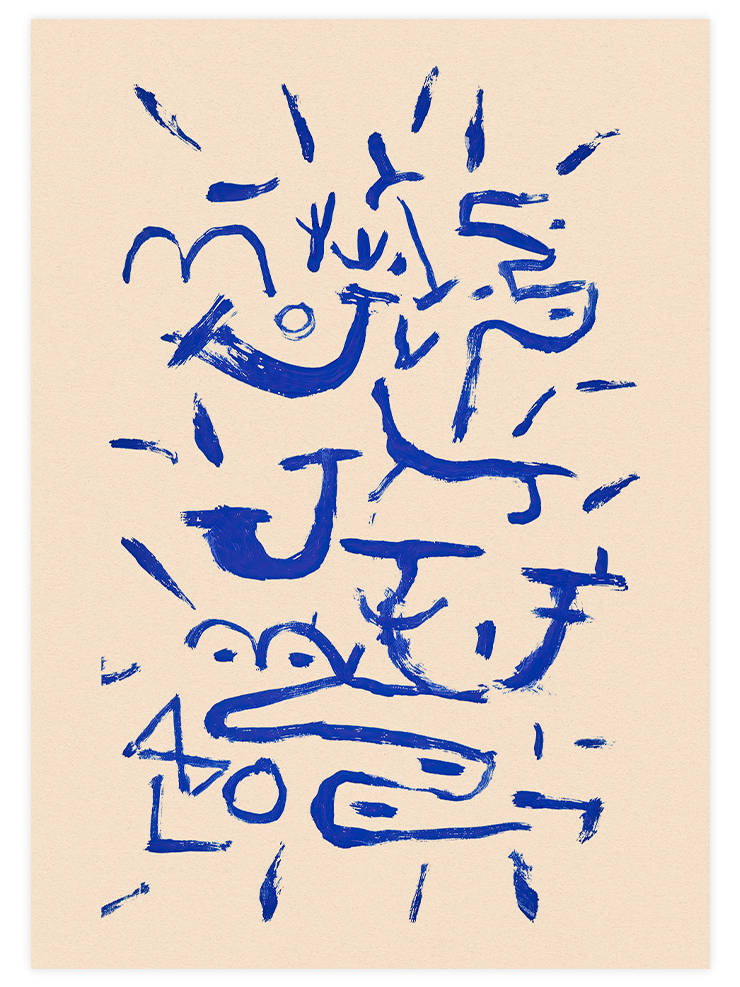 Paul Klee Creeper and Climber - Art Print