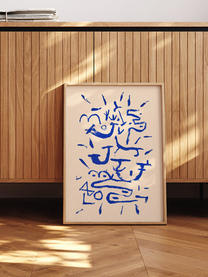 Paul Klee Creeper and Climber - Art Print  Poster