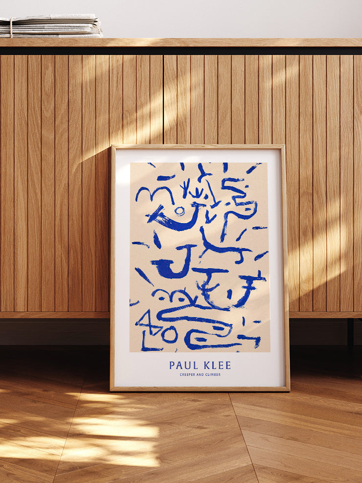 Paul Klee Creeper and Climber - Art Print  Poster