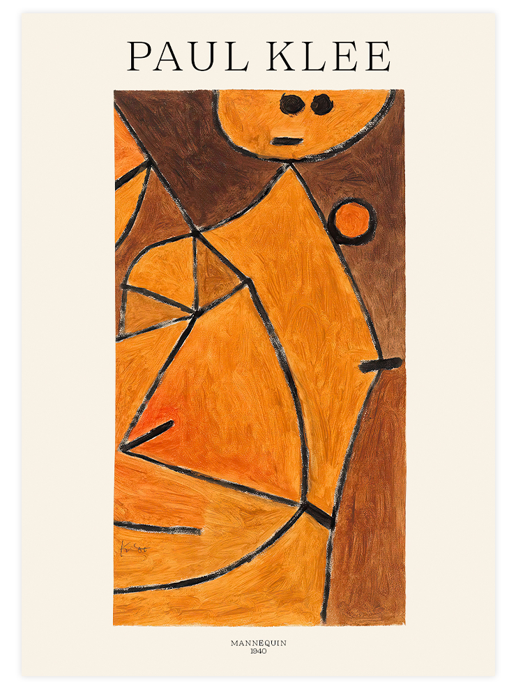 Paul Klee Mannequin - Art Print